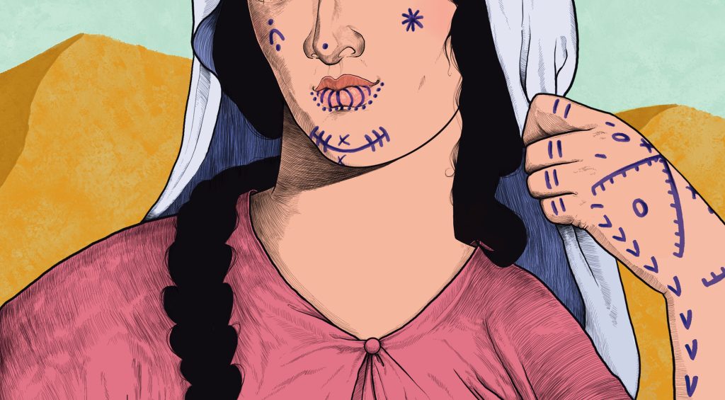 Great Grandmother’s Tattoos – Alqumit Alhamad